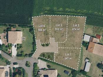 Vente Terrain 566 m&sup2;Saubrigues