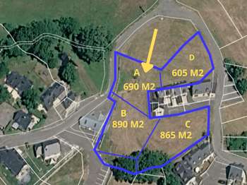 Vente Terrain 690 m&sup2;Sazos