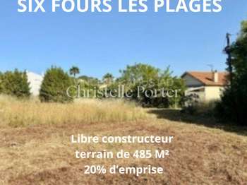 Vente Terrain 485 m&sup2;Six-Fours-les-Plages