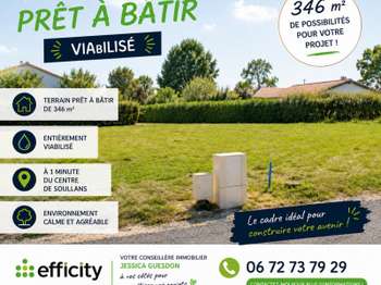 Vente Terrain 346 m&sup2;Soullans