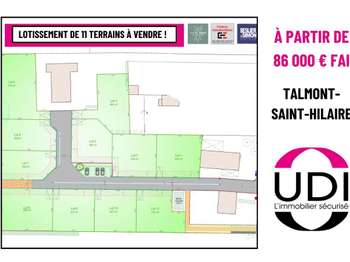 Vente Terrain 770 m&sup2;Talmont-Saint-Hilaire