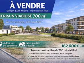 Vente Terrain 700 m&sup2;Talmont-Saint-Hilaire