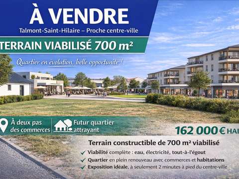 Vente de terrain Talmont-Saint-Hilaire 85