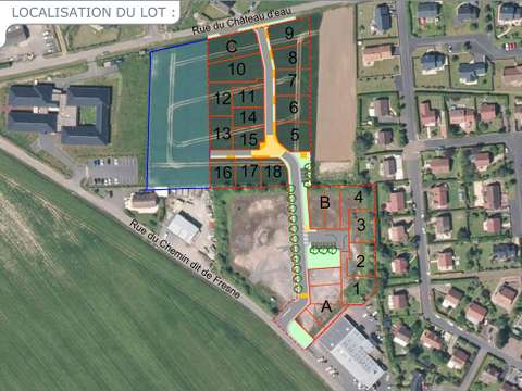 Vente de terrain Thaon 14