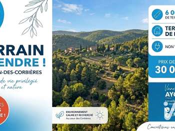 Vente Terrain 6060 m&sup2;Thézan-des-Corbières