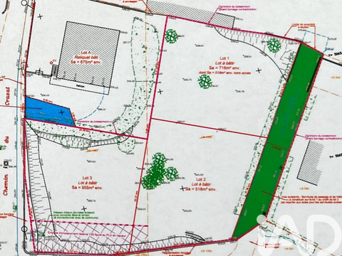 Vente de terrain Thurins 69