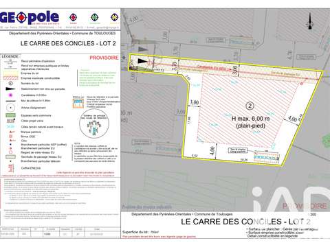 Vente de terrain Toulouges 66