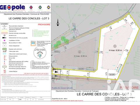 Vente de terrain Toulouges 66