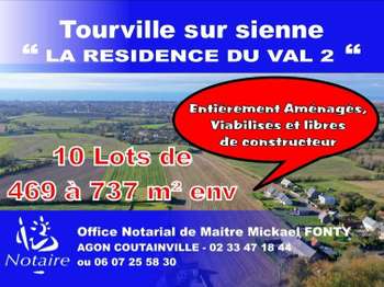 Vente de terrain Tourville-sur-Sienne 50