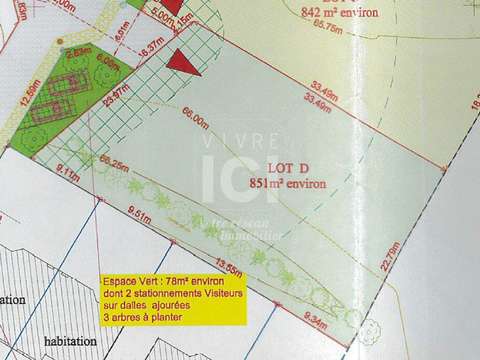 Vente de terrain