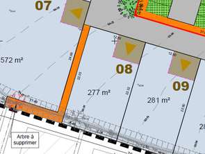 Vente Terrain 277 m&sup2;Trélivan