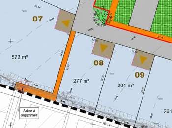 Vente Terrain 277 m&sup2;Trélivan