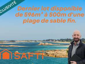 Vente Terrain 596 m&sup2;Trévou-Tréguignec
