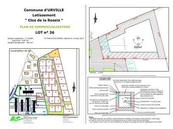 Vente Terrain 832 m&sup2;Urville