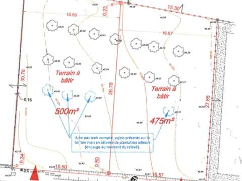 Vente de terrain Vairé 85