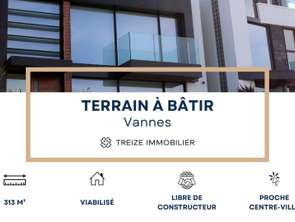 Vente Terrain 313 m&sup2;Vannes Centre Ville
