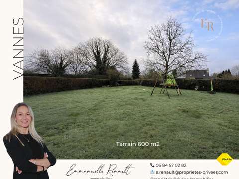 Vente de terrain Vannes Ménimur - St-Guen 56