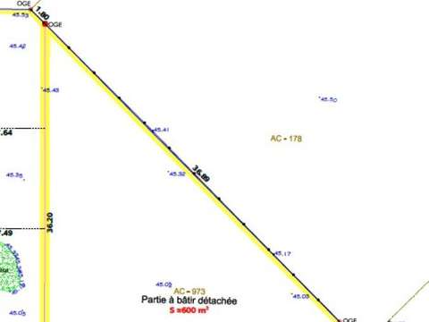 Vente de terrain Vannes Nord-est 56