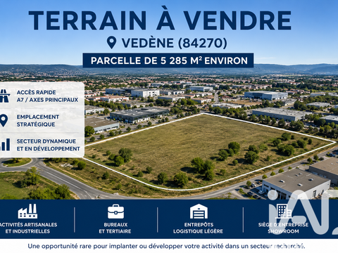 Vente de terrain Vedène 84