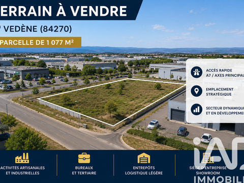 Vente de terrain Vedène 84