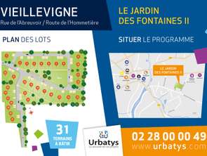 Vente Terrain 256 m&sup2;Vieillevigne