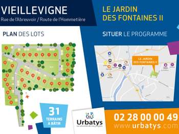 Vente de terrain Vieillevigne 44