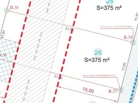 Vente de terrain Villiers-Charlemagne 53