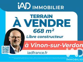 Vente Terrain 668 m&sup2;Vinon-sur-Verdon