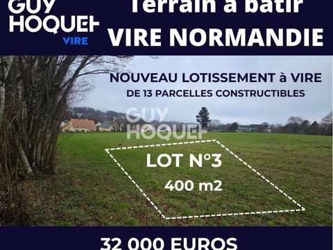 Vente de terrain Vire-Normandie 14