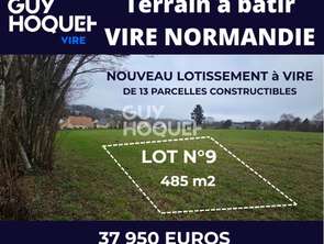 Vente Terrain 485 m&sup2;Vire-Normandie