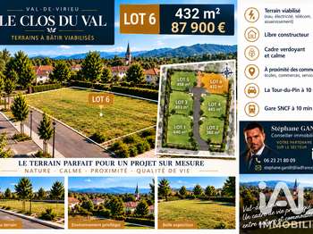Vente Terrain 440 m&sup2;Virieu