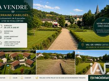 Vente Terrain 375 m&sup2;Virieu