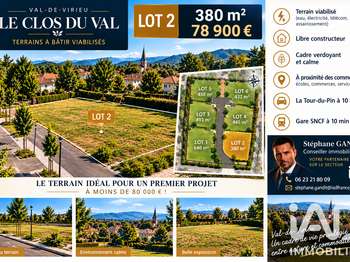 Vente de terrain Virieu 38