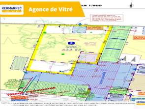 Vente Terrain 445 m&sup2;Vitré La Grange-Plague