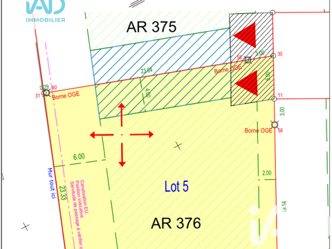 Vente de terrain