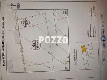 Vente de terrain